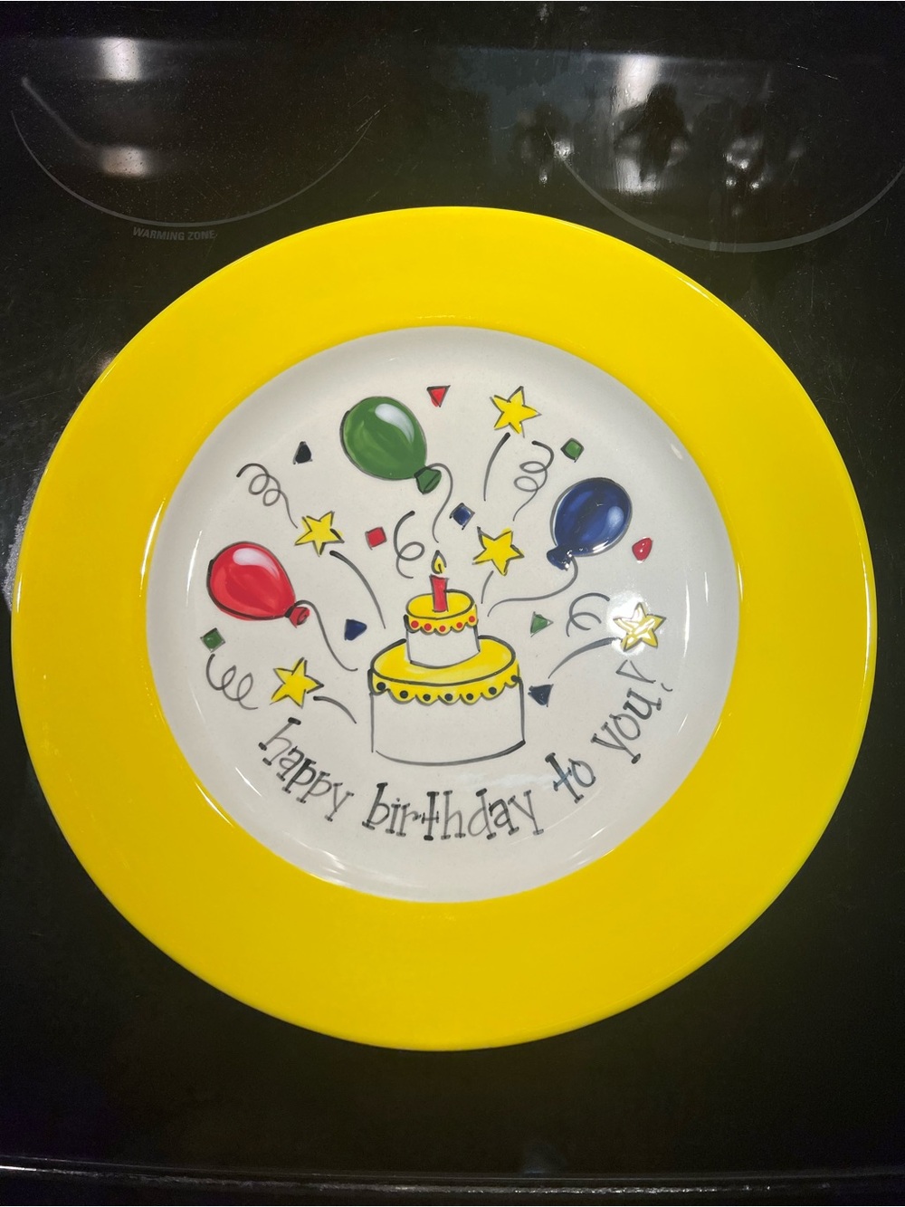 Vintage Happy Birthday Party to You! Plate - Signed by Artist